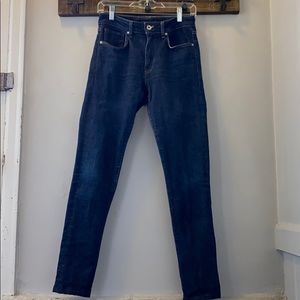 Levi’s 721 Selvedge High Rise Skinny 30” Length